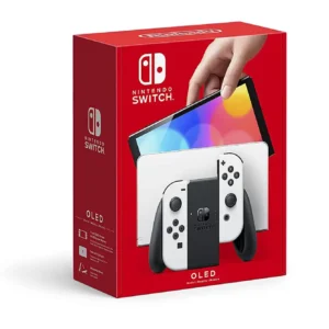 Nintendo Switch OLED Model – Enhanced Display with White Joy-Con Controllers